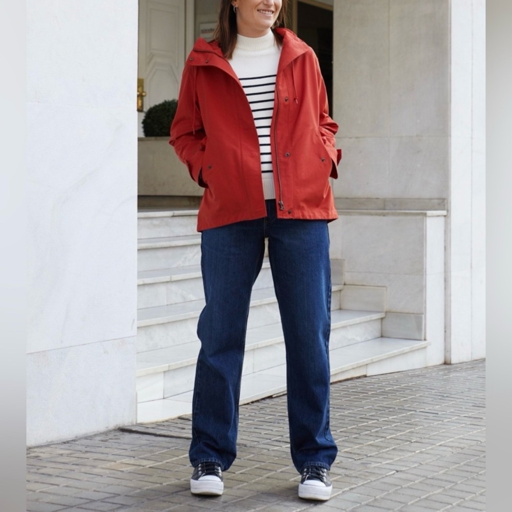 Uniqlo cotton blend parka jacket xxs - Picture 2 of 7